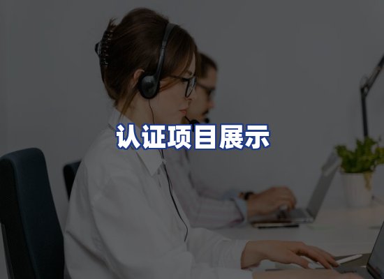 认证项目展示